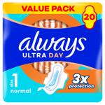 Always Ultra Normal Duo Hygienical Pads 20pcs