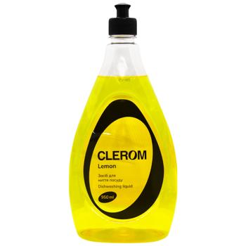 Засіб для миття посуду Clerom Lemon 950мл - купить, цены на Auchan - фото 1