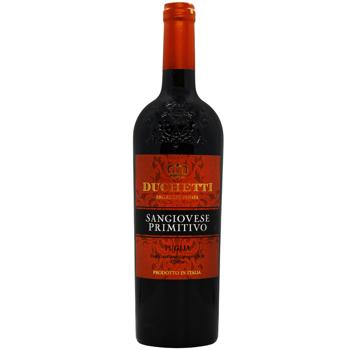 Duchetti Sangiovese Primitivo Dry Red Wine 13.5% 0.75l