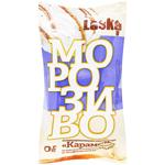 Laska Ice Cream with Confectionery Glaze Crumbs and Caramel Filling 70g
