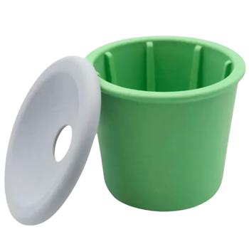 Fiboo Snack Fibeek+snack lid стакан для собак 9х8 см - зелений - купить, цены на MasterZoo - фото 1
