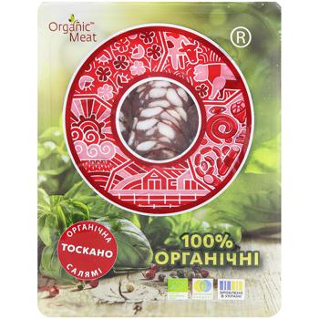 Organic Meat Toscano salami raw smoked sausage 80g - buy, prices for - photo 1