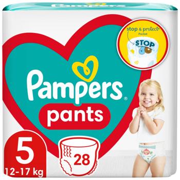 Pampers Pants Diapers-Panties 5 12-17kg 28pcs - buy, prices for Chudo Market - photo 1