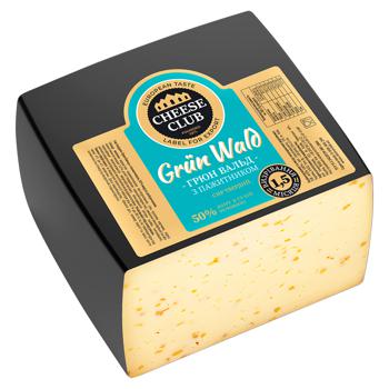 Cheese Club Grun Wald Hard Cheese with Fenugreek 50% - buy, prices for MegaMarket - photo 2