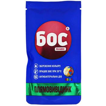 Пятновыводитель Босс Плюс кислородный для цветных тканей 100мл - купить, цены на Cупермаркет "Харьков" - фото 1