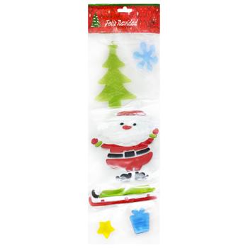 Christmas Silicone Stickers 14.5*50cm - buy, prices for COSMOS - photo 2