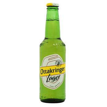 Ottakringer Lager Light Beer 4.7% 0.33l - buy, prices for NOVUS - photo 1