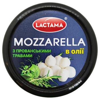 Сыр Lactama Моцарелла с прованскими травами в масле 200г - купить, цены на КОСМОС - фото 2