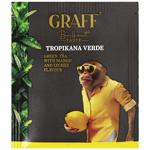 Чай зелений Graff Tropicana Verde з ароматом манго та лічі 1,5г