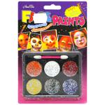 Face Paint with Sponge in 6 colors 21839-7