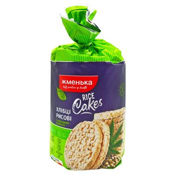 Хлебцы Жменька рисовые с семенами конопли 100г - купить, цены на МегаМаркет - фото 1