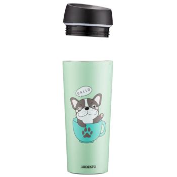 Термокружка Ardesto Coffee time Frenchie зеленая 450мл - купить, цены на - фото 4