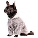 Толстовка для собак Pet Fashion сіра «DELICATE» XS