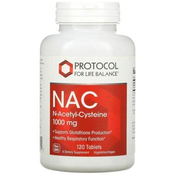 Protocol for Life Balance NAC N-Acetyl Cysteine 1000mg 120 tablets