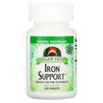 Железо хелатное Source Naturals Iron Support 180 таблеток