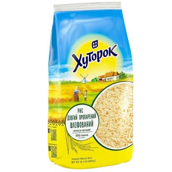 Khutorok Long Grain Parboiled Rice 800g - buy, prices for COSMOS - photo 1