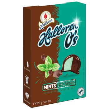 Цукерки Halloren O's М'ята-Брауні в шоколадній глазурі 125г - купити, ціни на Auchan - фото 1