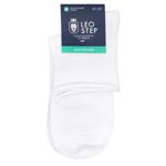 Leostep Non-Compressive Men's Socks s.27 White