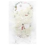 Прикраса ялинкова Бабки шампань 3шт 17см