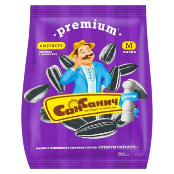 San Sanych Premium Striped Salted Sunflower Seeds 95g - buy, prices for Chudo Market - photo 1