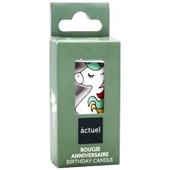 Свеча Actuel Единорог 3*4,5см - купить, цены на - фото 2