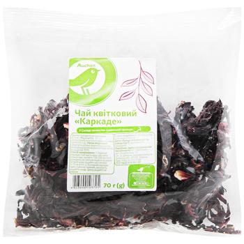 Чай каркаде Auchan цветочный 70г - купить, цены на MasterZoo - фото 1