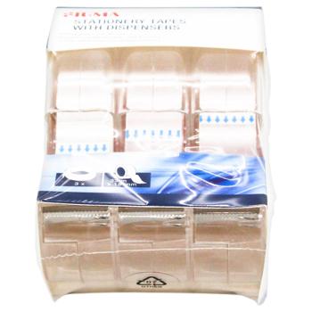 Sigma Adhesive Tape with Dispenser 19mm x 33m 3pcs - buy, prices for - photo 3