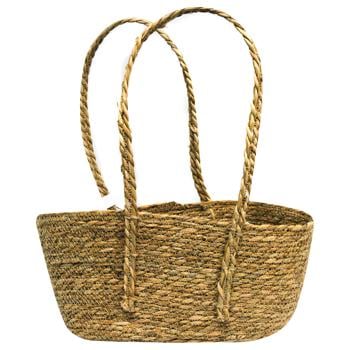 Natural Oval Basket 40*23*53cm - buy, prices for ULTRAMARKET - photo 2