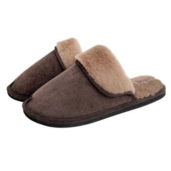 Twins HS-OZ Velvet Men's Fur Lined Slippers s.44-45 Brown - buy, prices for - photo 2