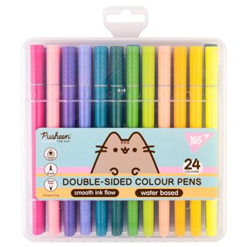 Yes Pusheen Double-sided Colour Pens 24pcs - buy, prices for METRO - photo 1