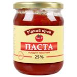 Паста томатна Рідний край 25% 490г