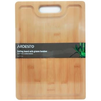 Доска разделочная Ardesto Midori AR1433BAM бамбук 33*24*1,5см