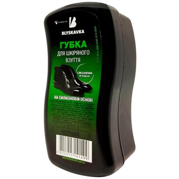 Губка для взуття Blyskavka хвиля чорна - купити, ціни на Cупермаркет "Харків" - фото 3