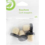 Auchan Set of Stoppers for Bottle 4pcs