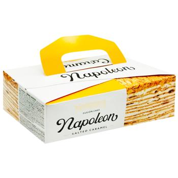 Nonpareil Picher Salted Caramel Napoleon Cake 450g - buy, prices for MegaMarket - photo 3