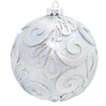 Silver-Blue Openwork Ball 100mm