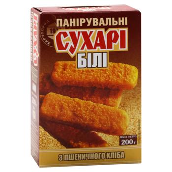Сухари панировочные ХПП белые из пшеничного хлеба 200г - купить, цены на - фото 3