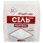 Соль Сіль Землі каменная йодированная 1кг
