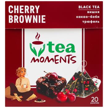 Tea Moments Cherry Brownie Black Tea 1.8g*20pcs - buy, prices for Auchan - photo 2