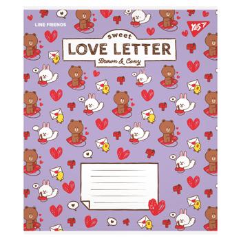 Yes Line Friends Love Letter Lined Notebook А5 12 sheets - buy, prices for - photo 4