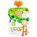 Cuore di Frutta Apple, Strawberry, Grapes and Oats Fruit Puree 90g