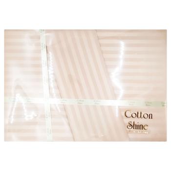 Комплект постельного белья Cotton Shine двуспальный ледяной голубой 220х240см - купить, цены на - фото 2