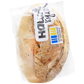 Хлеб Auchan Альпен ржано-пшеничный с зернами 400г