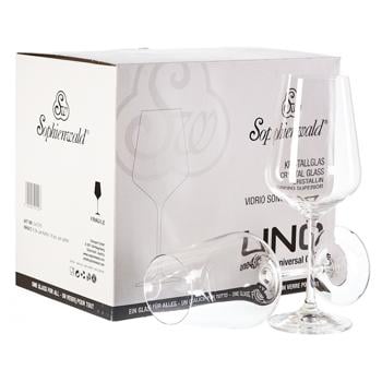 Sophienwald Uno Vertical Glass Set 450ml 6pcs - buy, prices for COSMOS - photo 1