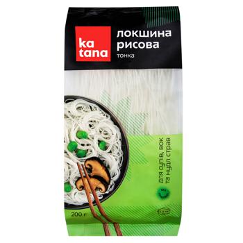 Макаронні вироби Katana Локшина рисова тонка 200г