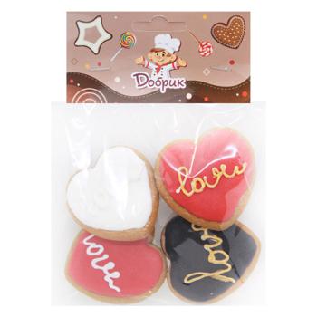 Dobryk Heart Love Gingerbread Set 4pcs