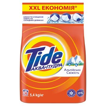 Пральний порошок Tide Аква-пудра Альпійська свіжість автомат 5,4кг - купити, ціни на Восторг - фото 3