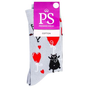 Носки Premier Socks Котики любви женские высокие р.23-29 - купить, цены на ЕКО Маркет - фото 1