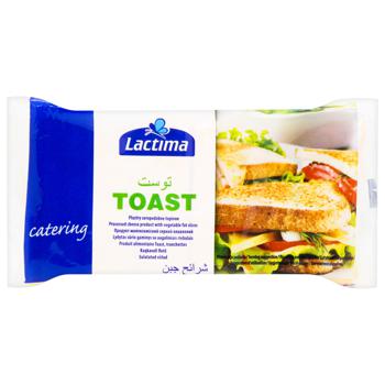 Продукт сирний плавлений Lactima Toast скибочки 45% 30шт х 20г 600г - купити, ціни на METRO - фото 1