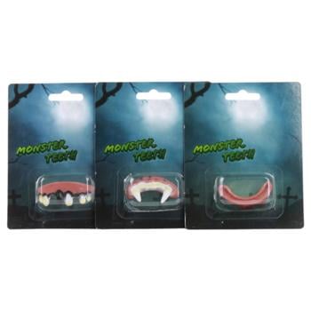 Прикраса святкова декоративні зуби до свята хелловін 11x3x14см